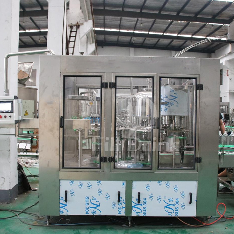 Full Automatic Plastic Water Bottle Filling Machine 3000BPH SUS304