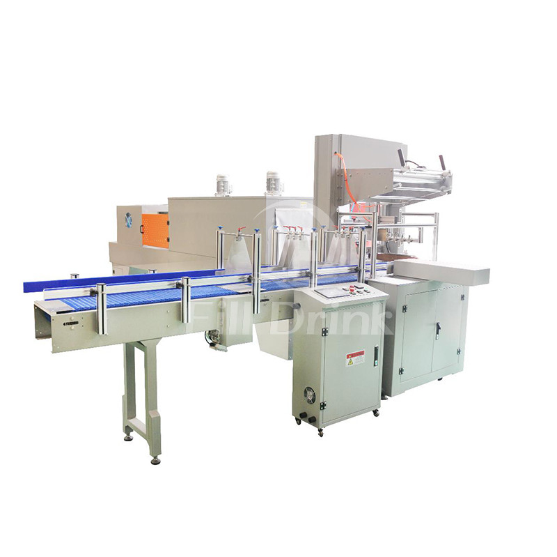 L Type Automatic Heat Shrink Packing Machine For PET Water Bottles
