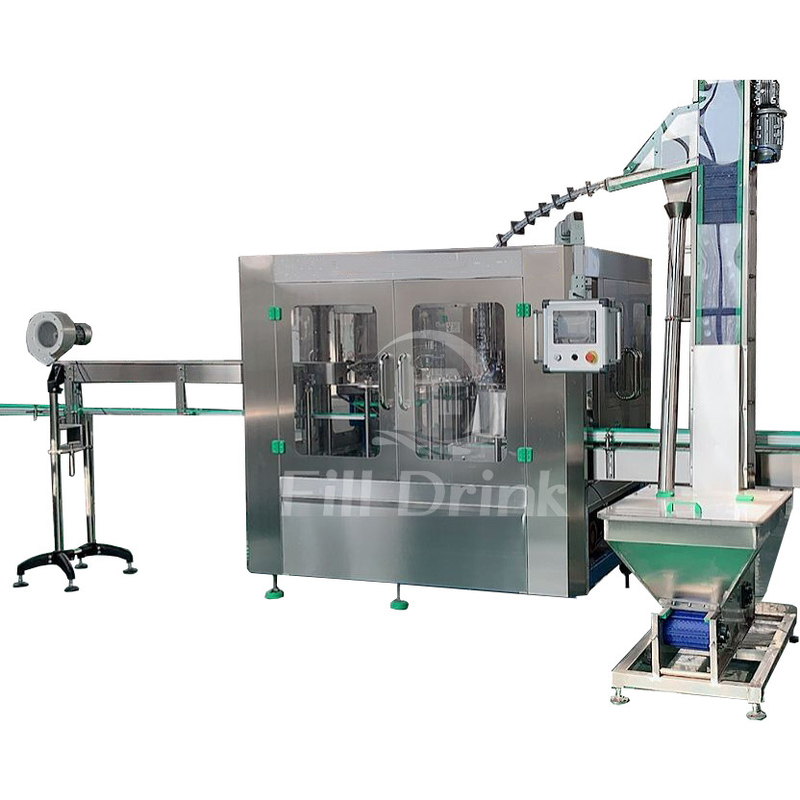 Light Checker Carbonated Drink Filling Machine Carbonated Bottling Equipment Without Air Leakage