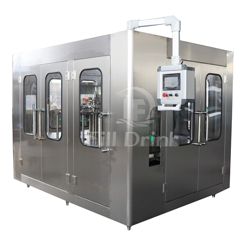 4000BPH Carbonated Drink Filling Machine 3 In 1 Monoblock Bottling Machine Precise Valve