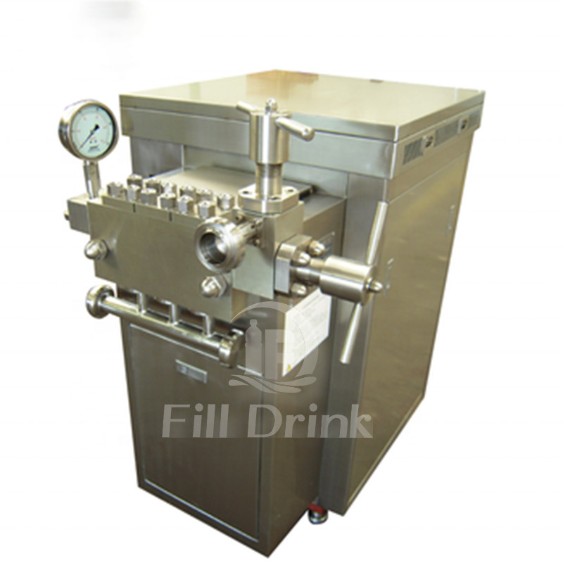 Ceramic Plunger Juice Processing Equipment 25MPa Juice Homogenizer Machine