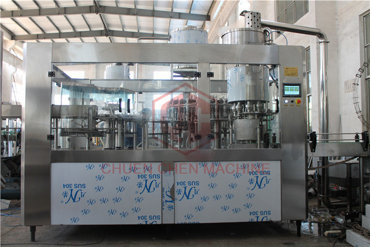 Aqua Water Non Carbonated Drink Hot Juice Filling Machine With High Speed 10000BPH