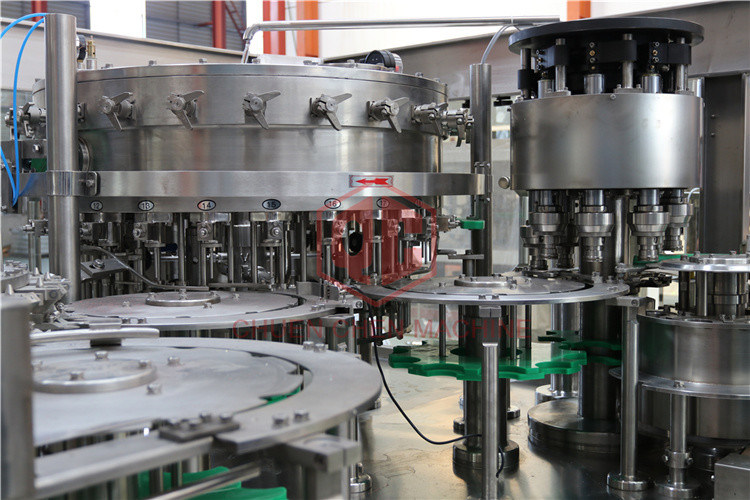 Commercial Carbonated Drink Filling Machine 3 In 1 Inline Filling Systems