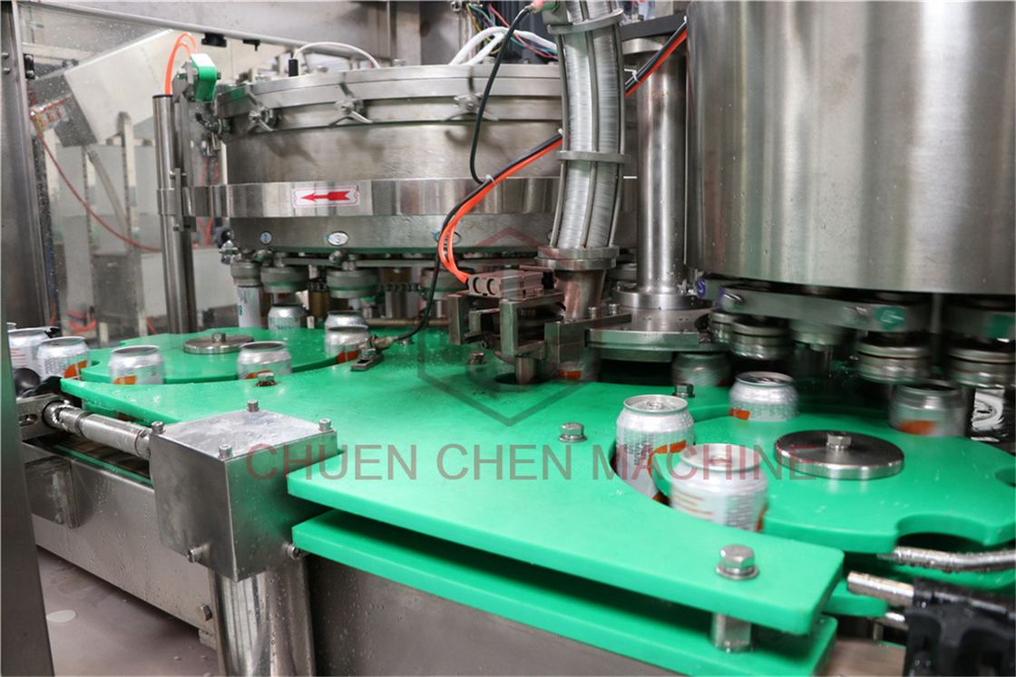 Aseptic Aluminum Can Filling Machine Wine Beer Brewing Canning System