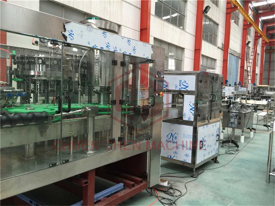 Pure Water Beer Bottle Filling Machine Perfume Inline Filling Systems