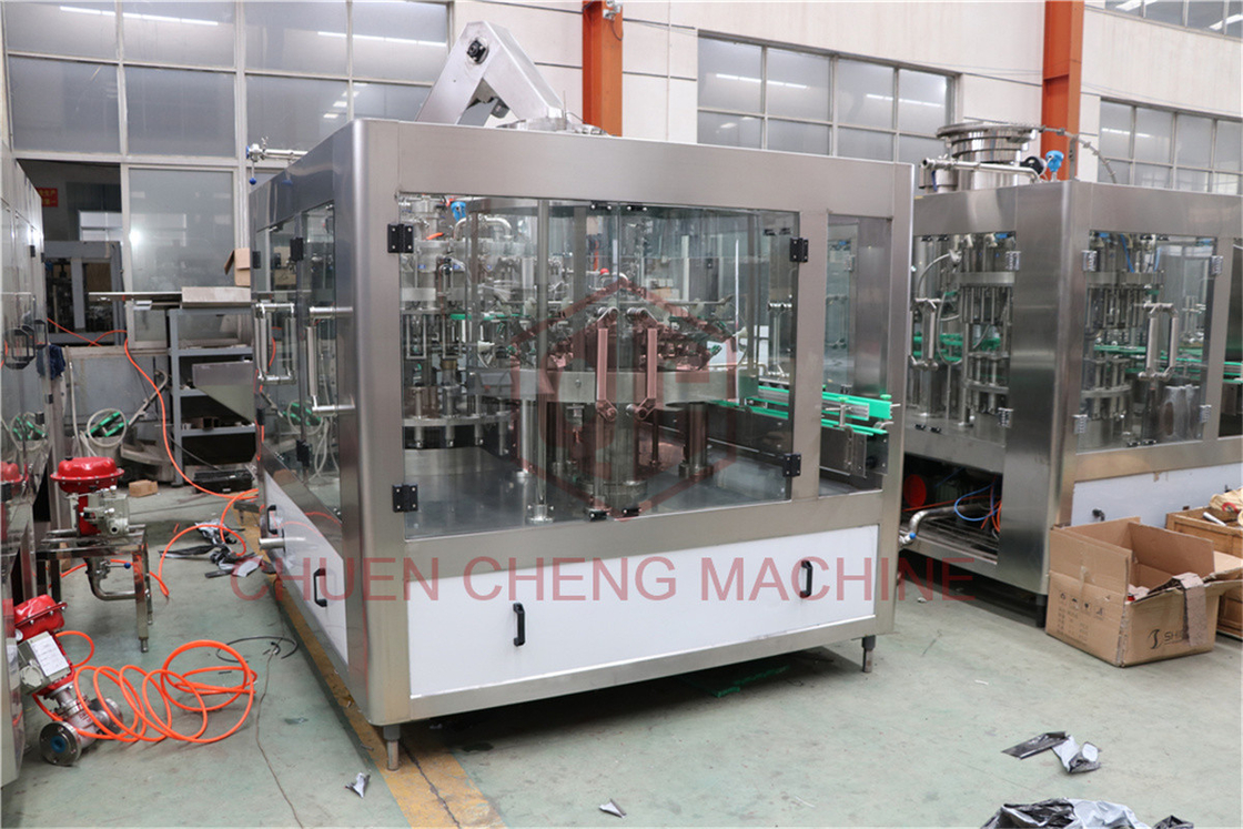 Aluminum Aseptic Beer Bottle Filling Machine Integrate Three Parts In One Unit​