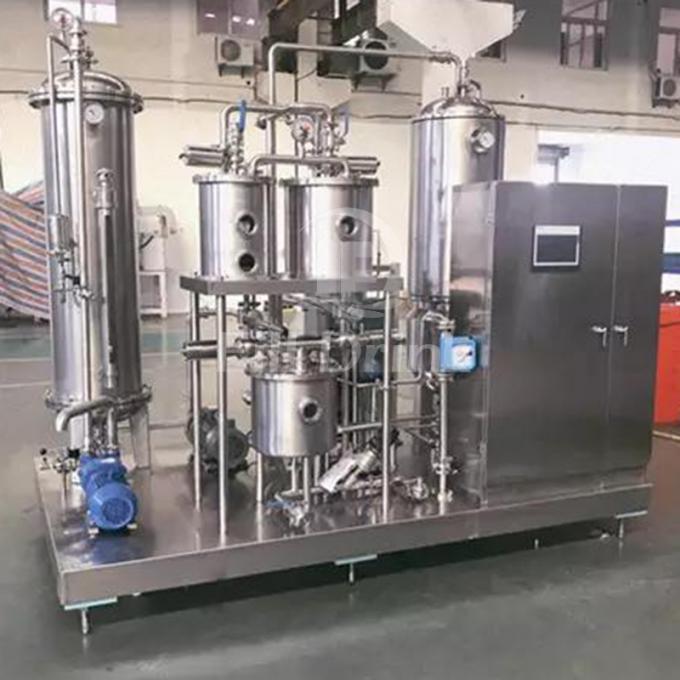 Double Tank Soft Drink Production Line Plate Exchanger Beverage