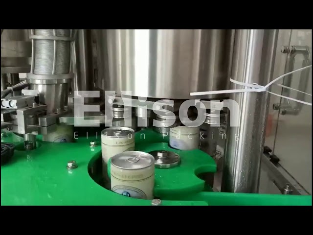 China Auto Red Bull Juice Soft Drink Beverage Filling Line Can Filling Machine High Speed for sale