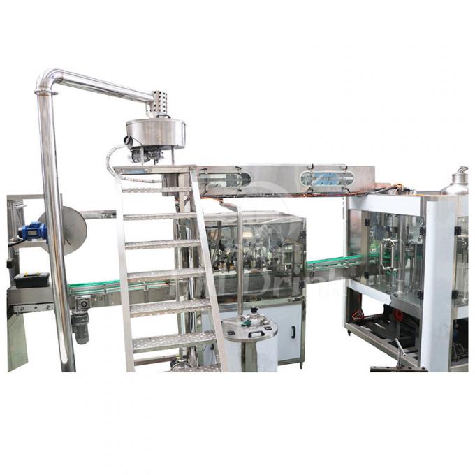 Monobloc Juice Bottle Filling Machine 4000BPH Non Soda Bottling Machine