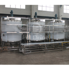 SUS Soft Drink Production Line Emulsifying Homogenizer Electric Steam Mixing Tank With Agitator