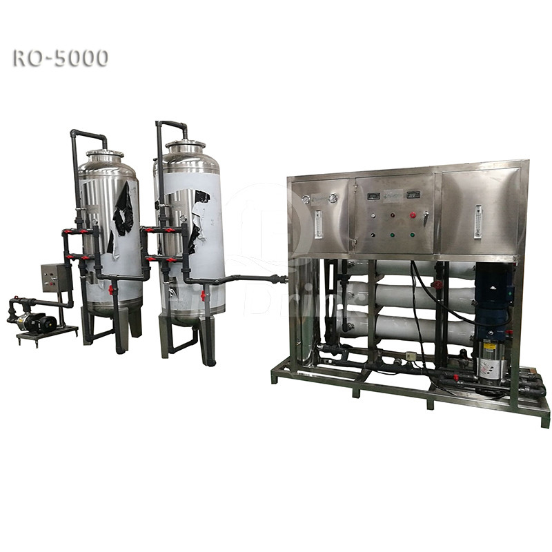 Stainless Steel 5000LPH UF Water Filter System Ultrafiltration Drinking Water System DOW RO Membrane