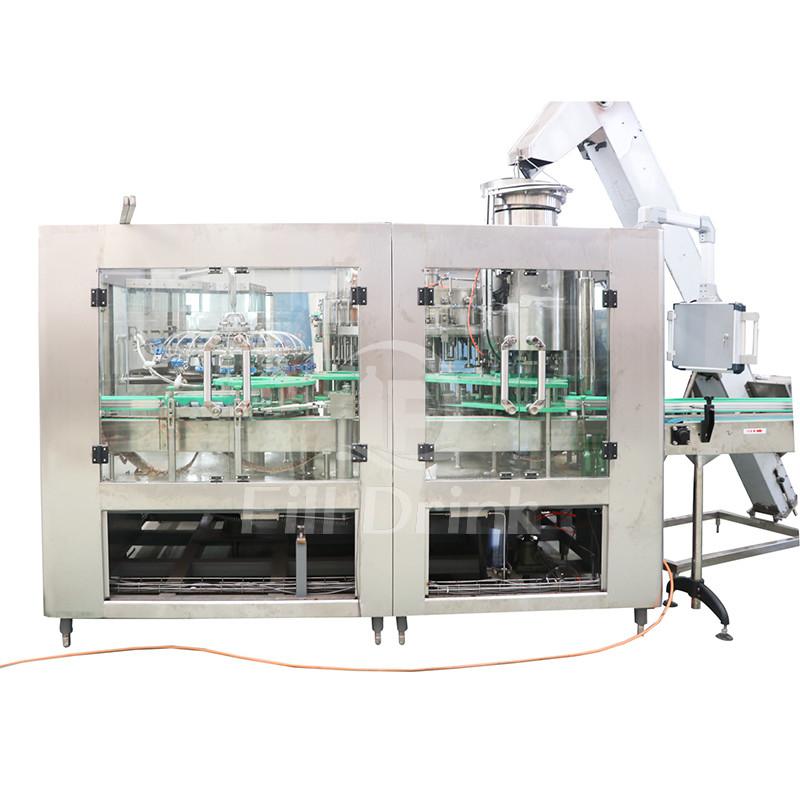 Monoblock 3 In 1 Washing Filling Capping Machine Automatic Beer Bottling Machine
