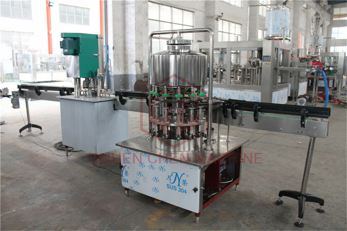 Semi Automatic 1L Drinking Liquid Water Bottle Filling Machine