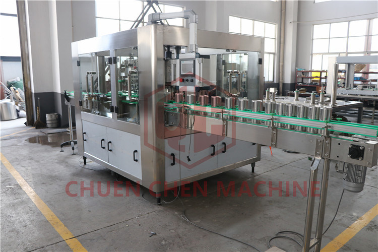 Counter Pressure Juice Beverage Filling Line Commercial Beer Canning