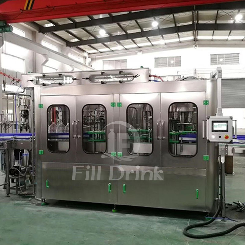 Liquid Injector Machine 10000B/H Juice Bottle Filling Machine Hot Juice Filling Machine With ...
